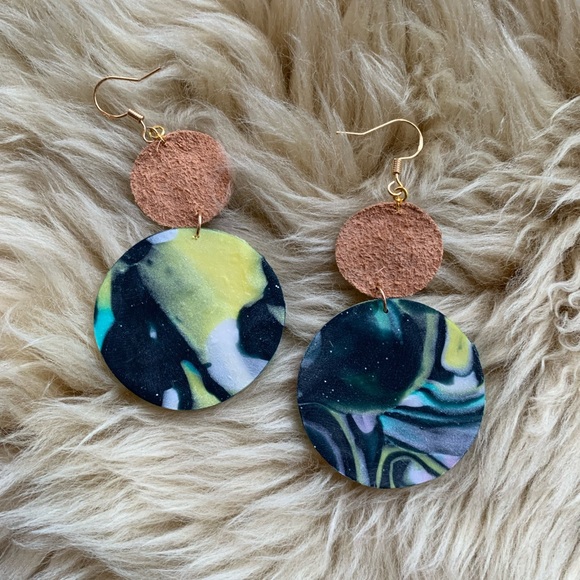 Show stopping quilt inspired earrings - Picture 2 of 2